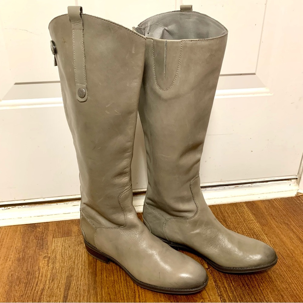 HOST PICK! ❤️❤️ Sam Edelman Penny Gray Leather Riding Boots